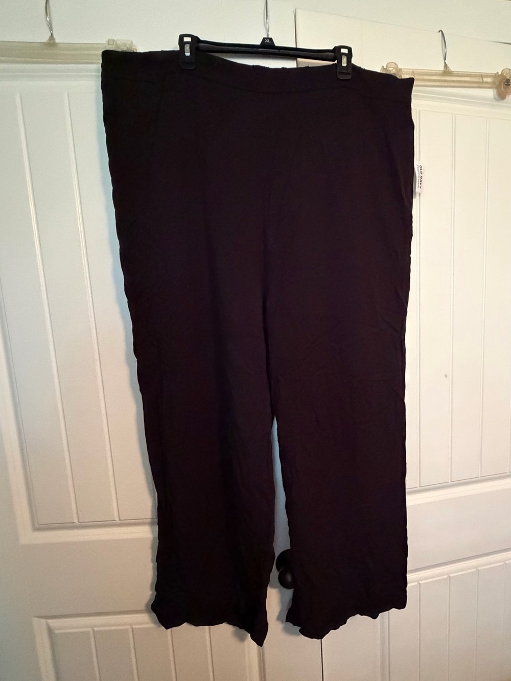 Old Navy Black Wide-Leg Stretch Pants